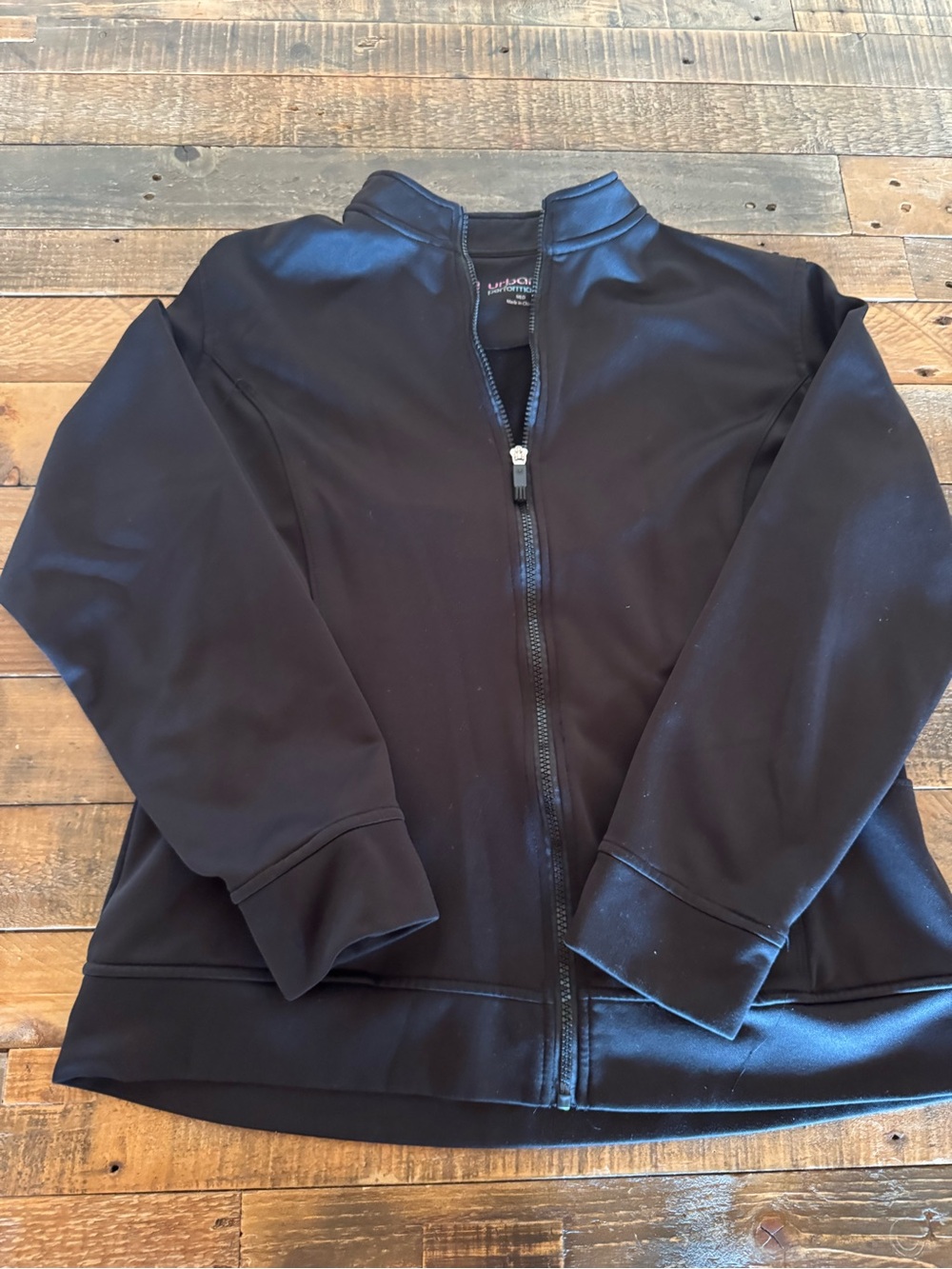 Women's Black Full-Zip Bomber Jacket